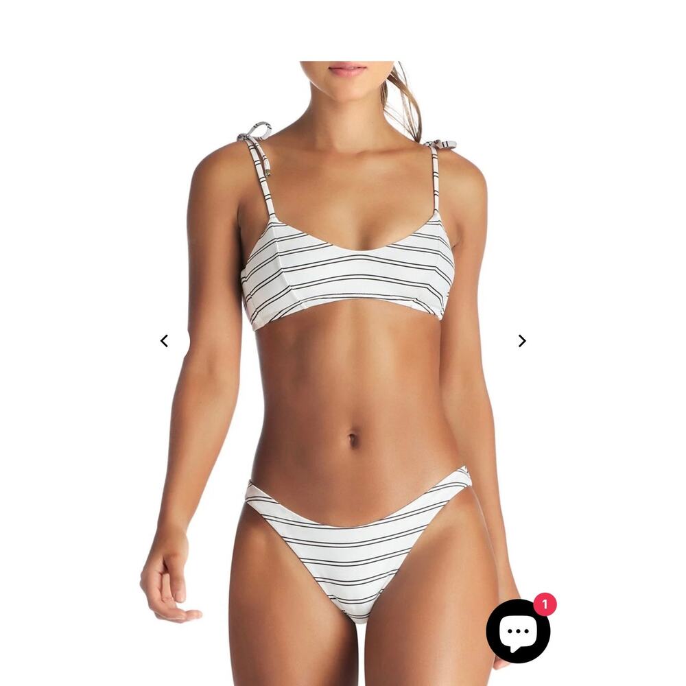 Vitamin A Club 55 California High-Leg bikini top and bottom sz xs